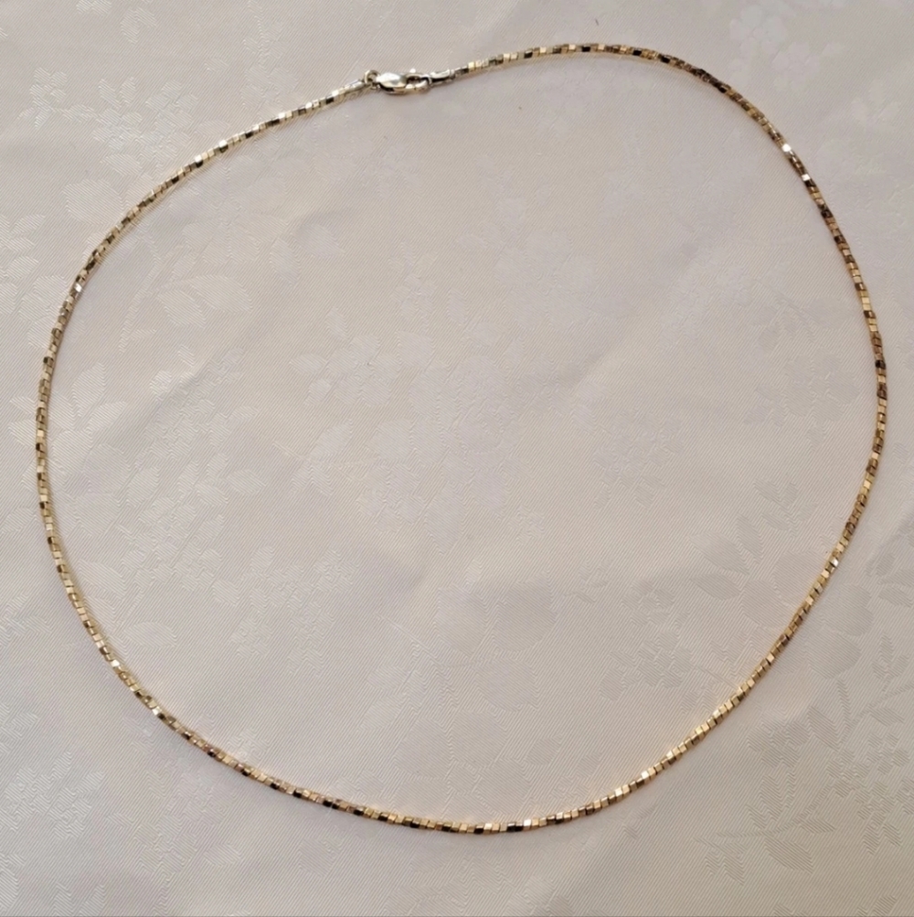 Vintage Sterling Silver Minimalist Necklace